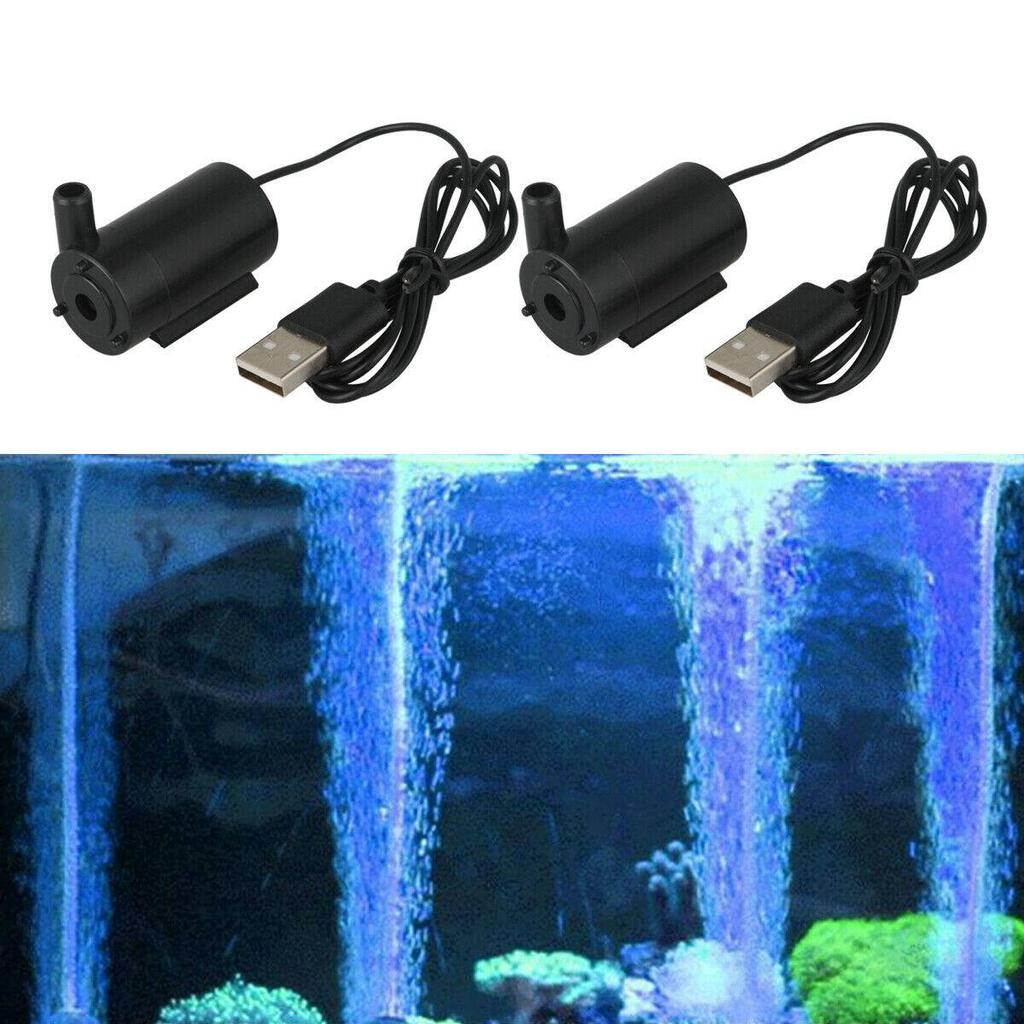USB Plug 1M Cable Mute Small Water Pump Mini Submersible Pump 5V 1.0A Tools USA
