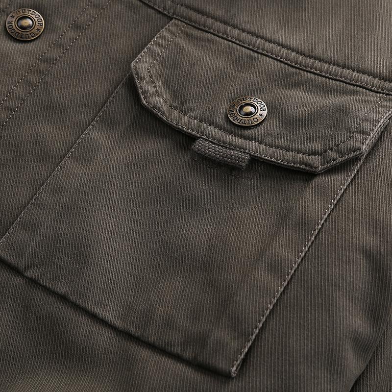 Kurtka dla mężczyzn w średnim wieku Odzież zimowa Polar Pogrubiona Casualowa Ciepła Odzież męska Męska Zimowa Płaszcz Jesienno-Zimowy Męski