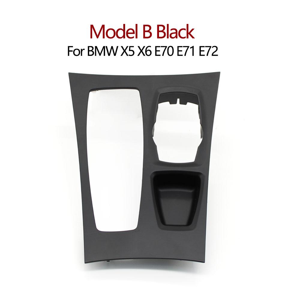 Left Hand Driver Car Center Console Gear Shift Box Panel Cover Trim For BMW X5 X6 E70 E71 E72 2007-2009 51166954947 51169164485