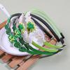 1/4pcs ST'patrick's Day Clover Headbands for Girls Plastic Teeth Hairbands for Kids Party ST'patrick's Day Hair Accessories