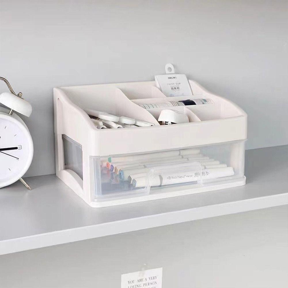 1Pcs Plastic Display Rack Desktop Storage Case Organize Shelves Jewelry Box Cosmetics Storage Box