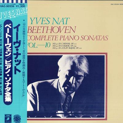 Disque Vinyle BEETHOVEN, YVES NAT - Sonates Complètes pour Piano Vol.10 EAC30226 ANGEL - Japon Obi Classique Occasion