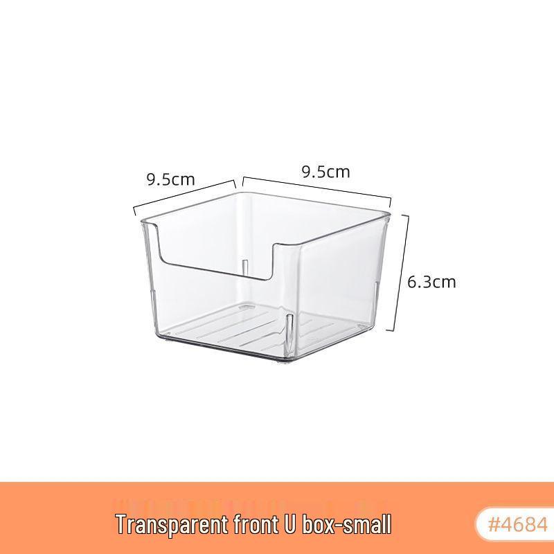 Japanese-Style Transparent Mirror Cabinet with Drawer for Cosmetics, Lipstick, Toiletries, Stationery, and Eyebrow Pencil Storage