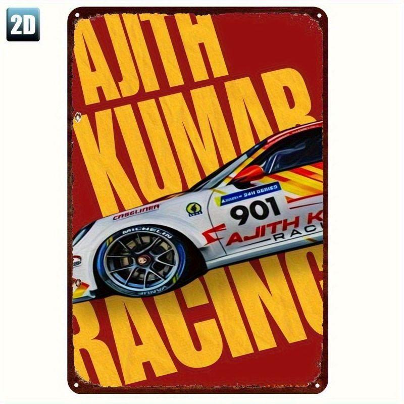 Avant-Garde Automotive Metal Art Painting for Garage Decor