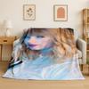 Singer T-Taylor Singer Music Flannel Blanket Soft Warm Throw Blanket for Bedroom Living Room Bed Travel Camping Picnic Gift