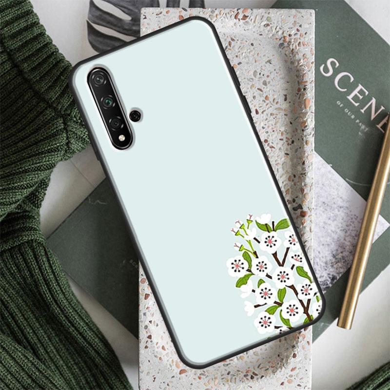 Purple Background Pattern For Huawei Nova 10 9 SE 5T 12s 12i 11i Y91 Y90 Y60 Y70 Y72 Y61 P60 Pro P20 P40 P30 Lite Case