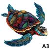 Adult Animal Wooden Puzzle Round Peacock and Bird Wooden Puzzle Children's Puzzle Toy Festival Gift Fox Shape Jigsaw Puzzles