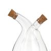 2-in-1 Gewürzflasche Getrennte Fächer 3,7x5,5 Zoll Handgeblasenes Glas Vielseitig für die Küche