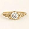 Selling Gold Plated Stainless Steel Rings For Women Heart Ring Jewelry Accessories