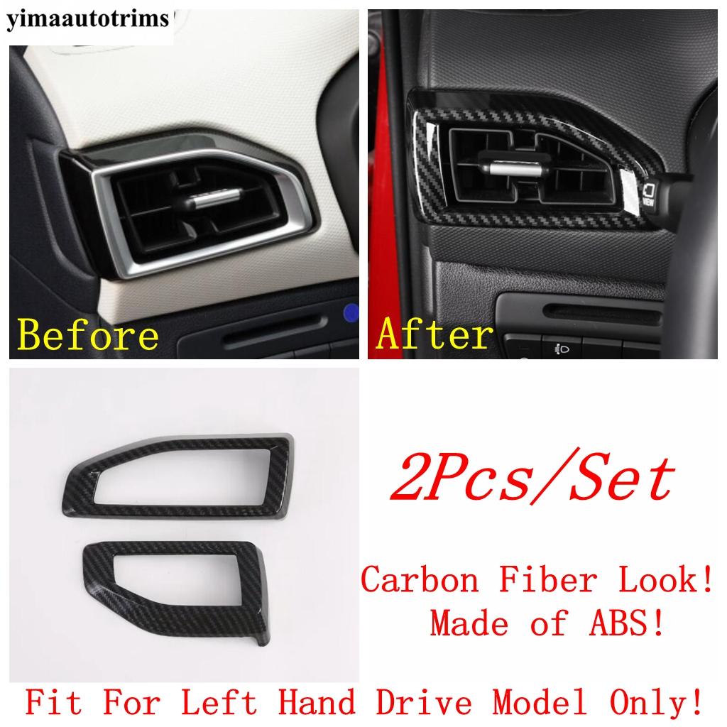 For Hyundai Creta  -  Window Lift Head Light Steering Wheel Gear Air AC Vent Outlet Cover Trim Carbon Fiber Accessories