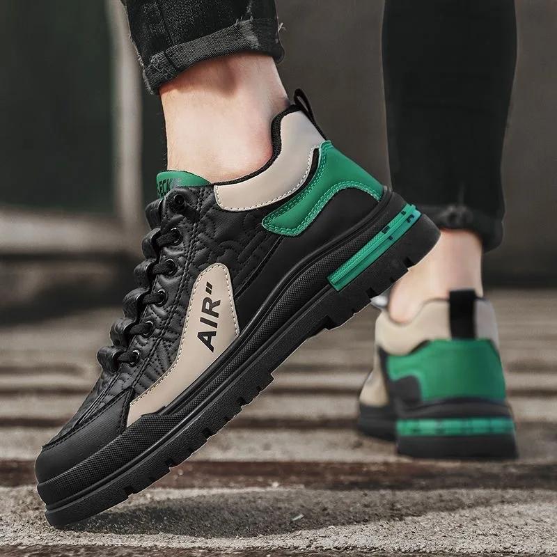 New Men's Sports Shoes, High Top Casual Shoes, Anti Slip Running Shoes, Comfortable Vulcanized Shoes, Outdoor Men's Loafers