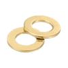 M3 Copper Washers, Flat Washers, 200pcs Brass Rings, 6mm OD, 0.5mm Thickness, Metal Seal Gasket Rings for Screws, Bolts, and Nuts