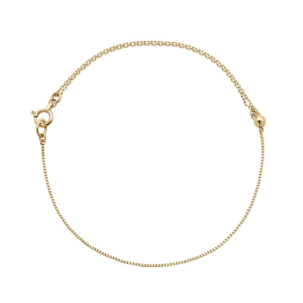 VA Vendome Aoyama K10YG Gold Bracelet GJVB0120LSYG 2-Way (Anklet)