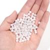 ABS High-Gloss Imitation Pearl Beads: Rice White, Pure White & Mixed Colors for DIY Clothing Accessories