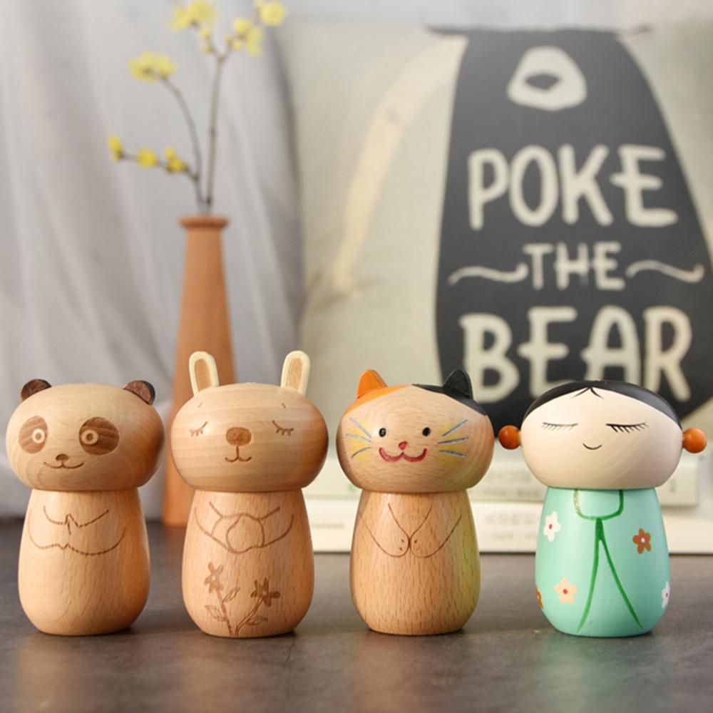 

Panda Cat Natural Cute Kitchen Tool Toothpick Dispenser Toothpick Holder Container Jar Storage Box