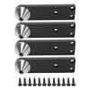 Standing Speaker Spike Feet Shockproof Adjustable Aluminum Alloy Speaker Isolation Feet for