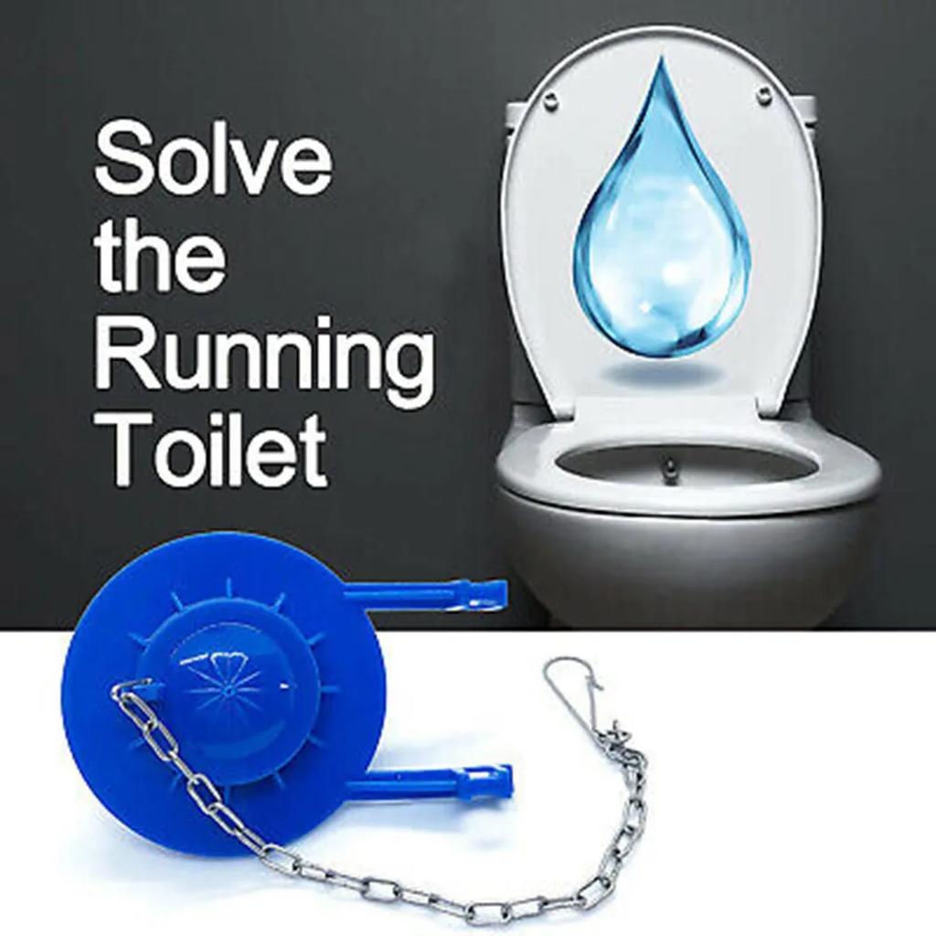 Universal Toilet Drain Valve Flap Cover Toilet Flapper Bathroom Drain Tank Water Saver Home Seal Tank PVC Flap Cover Repair NEW