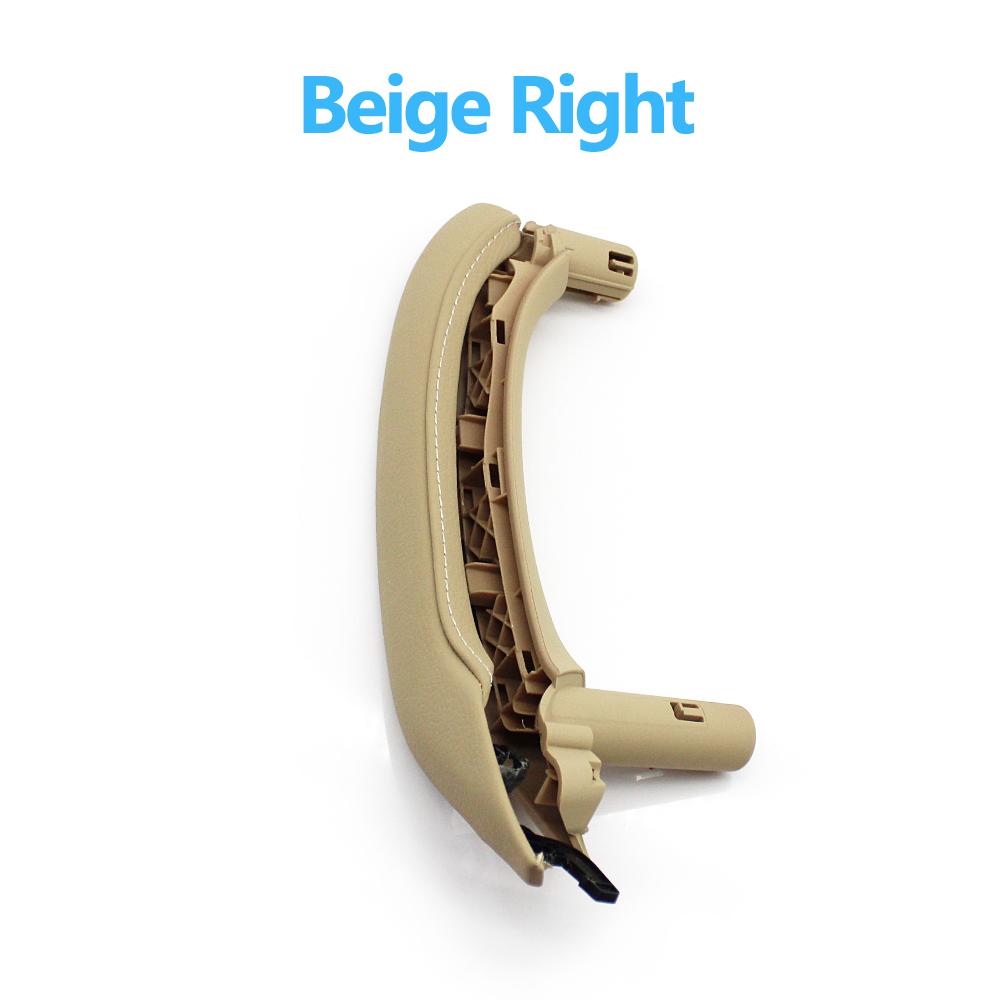 LHD RHD Interior Passenger Door Pull Handle Leather Cover With Inside Handle Assembly For BMW X3 X4 F25 F26