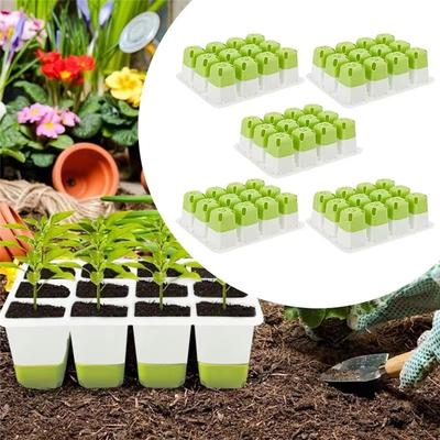 M-Modern-Zaailing Startbakjes Siliconen Kamerplant Kweekbakjes Set Van 5 Herbruikbare Kamerplant Ontkiemingscontainers Voor Bloem