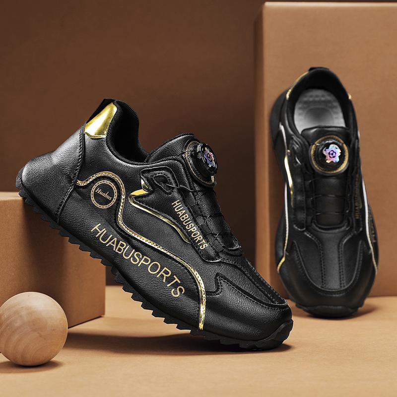 

New sports rotating buckle men s running shoes casual mesh breathable inner heightening bag bottom dad men s shoes tide 47