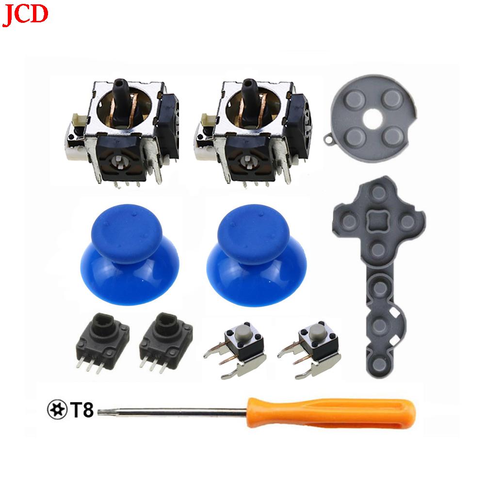 JCD 11 in 1 for Microsoft Xbox 360 Controller Analog Stick Sensor Potentiometers + Thumb Grips LT RT Trigger Switch Buttons