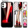 MaiYaCa Red High Heel Shoes Cute Phone Case Cover For iPhone 17 Air 16 15 Plus 11 12 13 14 Pro Max  Coque