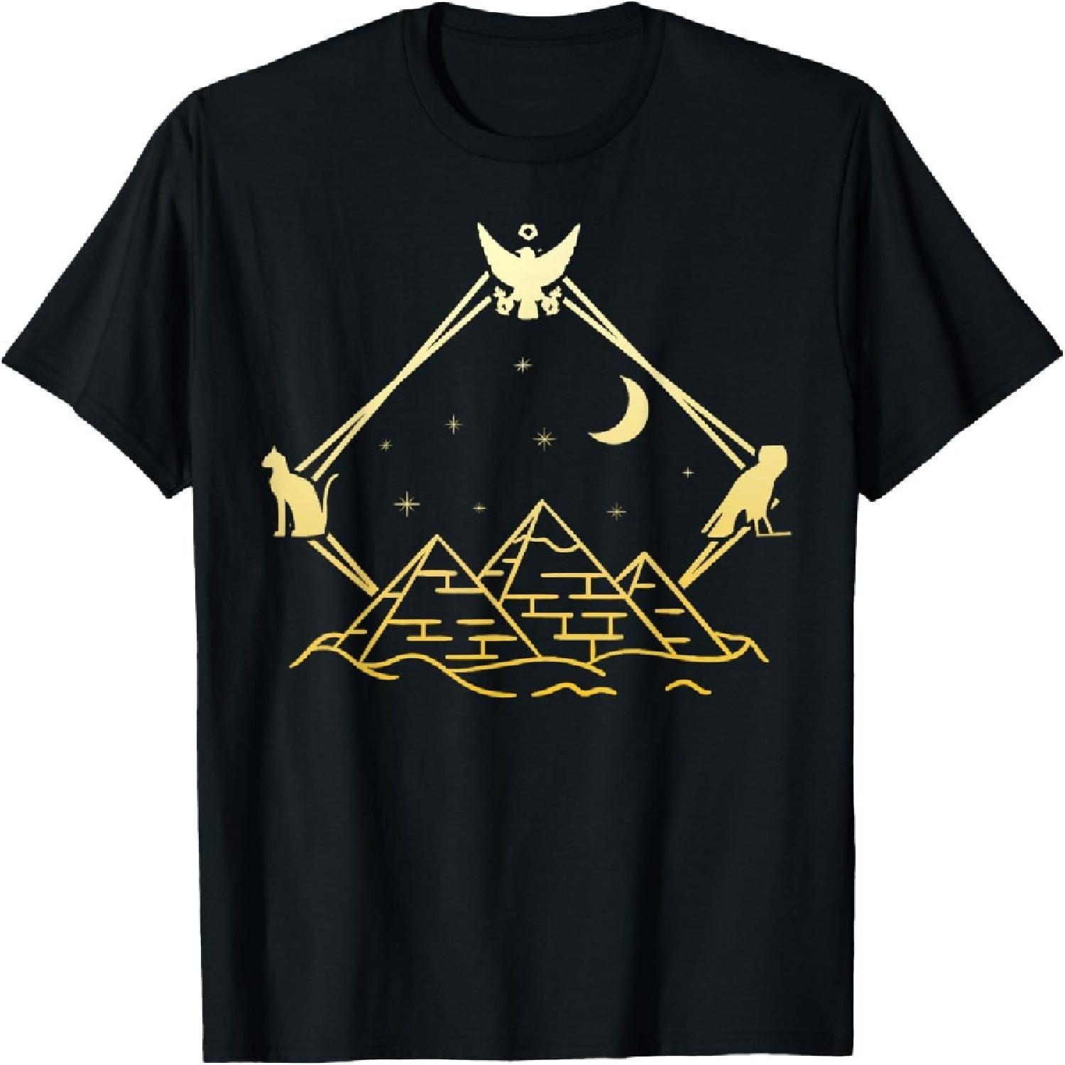 Egyptian Horus Eye Egypt Pyramids Mythological T-Shirt XXXXXL разноцветный