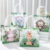 Dschungeltier Vlies Geschenktüten Dschungel-Themenparty Gastgeschenke Tragbare Süßigkeitentüte Kinder Babyparty Geburtstagsparty Deko Tüten
