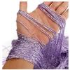 Luxury Glitter String Door Curtain Beads Room Dividers Beaded Fringe Polyester Fabric Shiny Tassel Line Curtains Window Panel Valance Wedding DIY