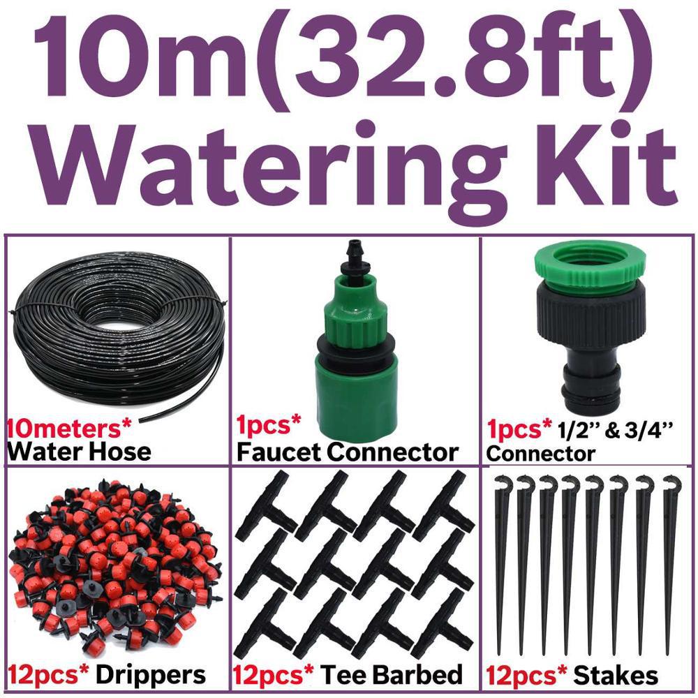 Automatic DIY Garden Irrigation & Cooling Kit - Flower Watering & Dust Removal System