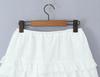 7704 - Women's French Retro Square Neck Ruffle Top & Lace-up Embroidered Skirt Set