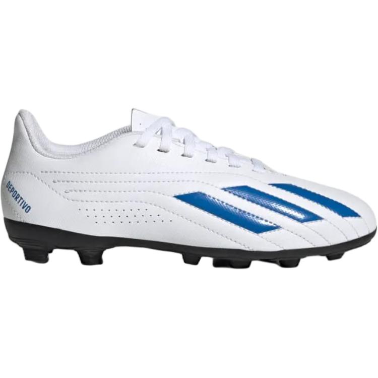 Adidas Multi-Terrain Comfortable Versatile Non-Slip Durable Low-Top Kids Soccer Shoes Kids Soccer Shoes White HP2511
