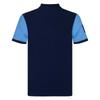 Manchester City FC Herren Poloshirt mit Kontrastärmeln