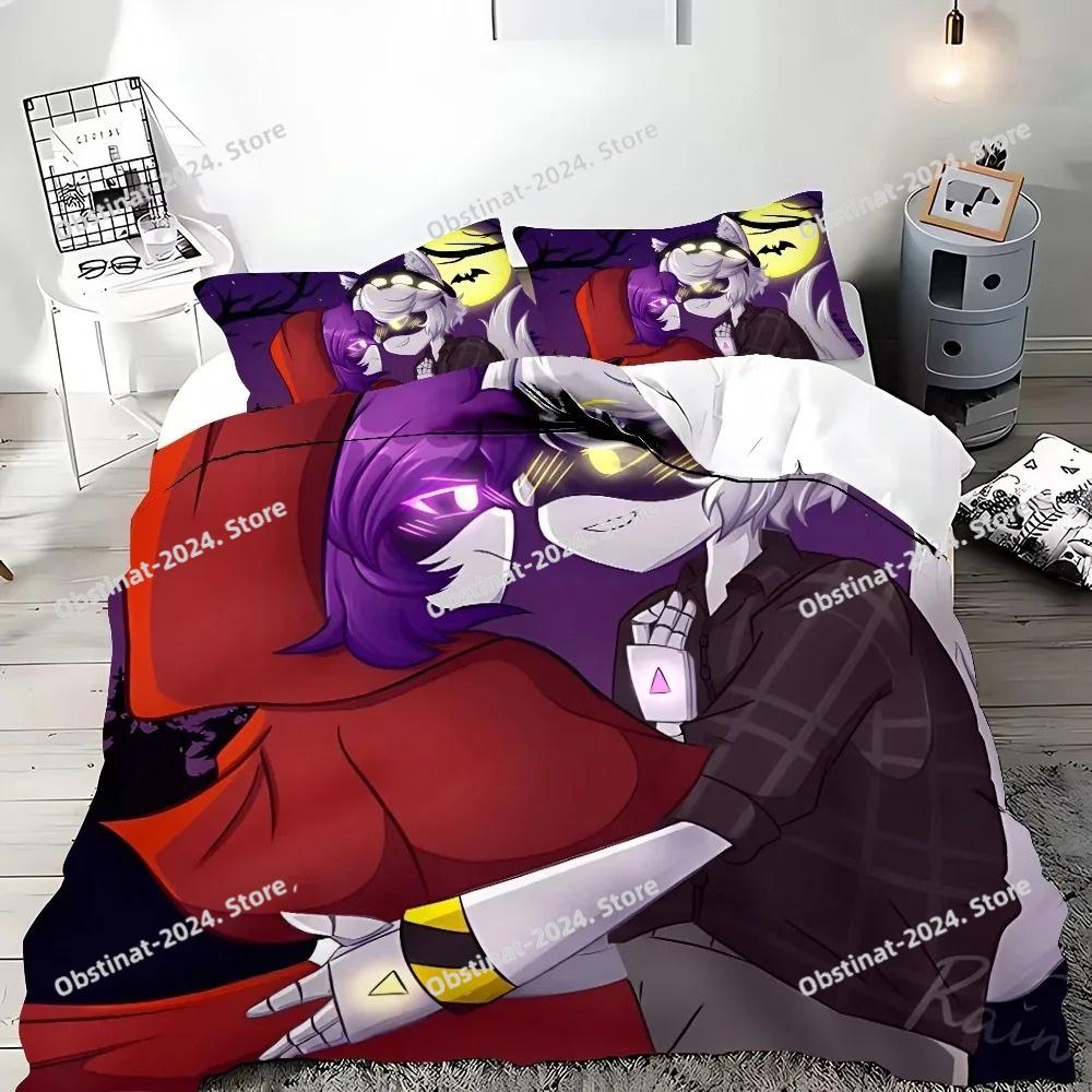 M-Murder-Drones Bedding Set Printed Bed Set Duvet Cover Sheet Pillowcase Soft Quilt Cover Full Queen King Size Large Size Gift