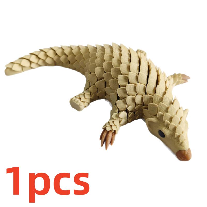 

Creative 3D Printed Toys Movable Pangolin Home Ornaments Exquisite And Lovely Desk Accessories Home Office Decoration Small Gift OneSize