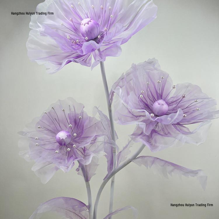 Seidenblumen Hochzeitsgangläufer & Schaufensterdekoration