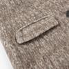 Women's Fashion Lapel Mid-length Suit Coat Autumn Casual Commuting Warm Jacket Elegant Long Sleeve Loose Blazer Coat