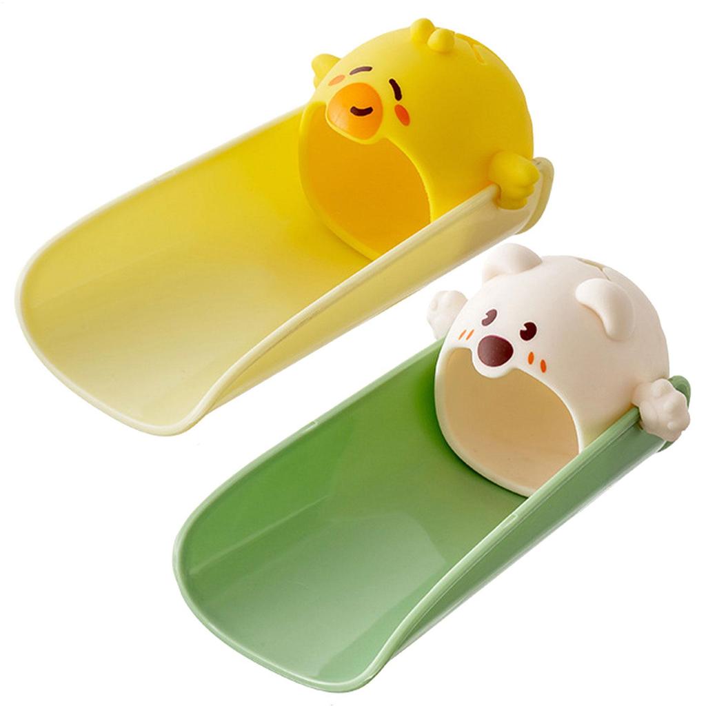 Multipurpose Cartoon Silicone Faucets Spout Extenders Splash-Proof Fun Baby Hand Washing Assistant For Kitchen Bathroom Sink