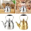 Stainless Steel Tea Kettle with Strainer Durable Teapot Cookware for Daily Use and Rapid Boiling