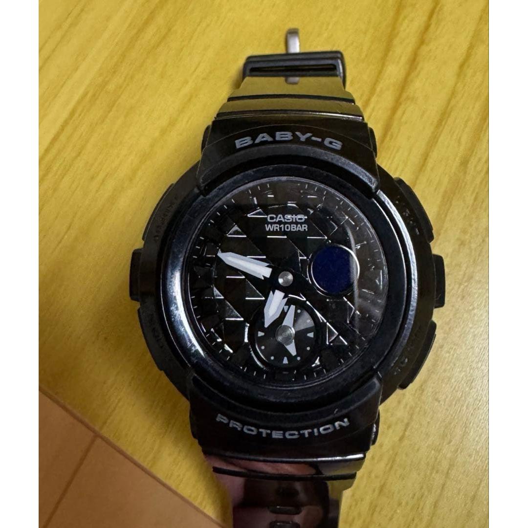 Used CASIO BABY-G BGA-150 Black Watch Battery Out