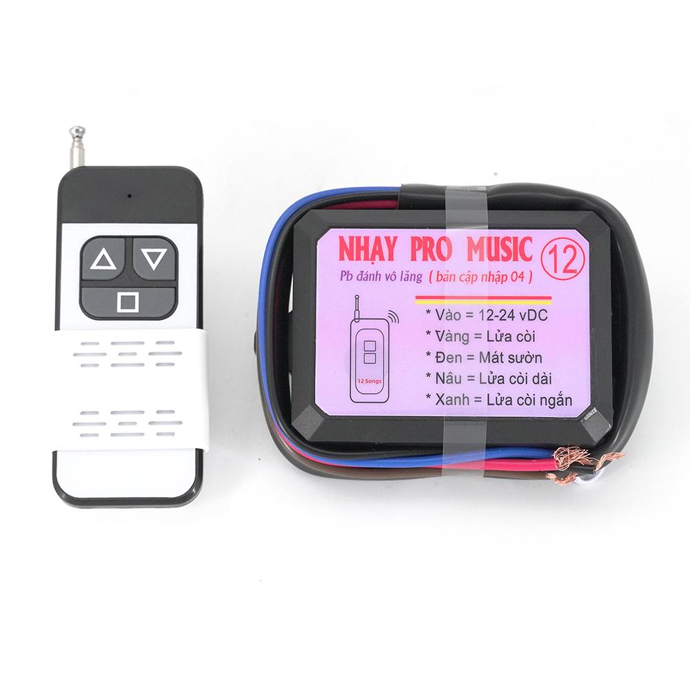 12V-24V Car Truck Air Horn Controller With Wireless Remote 12 Sound Effects Electric Horn Speaker Sound Control Unit