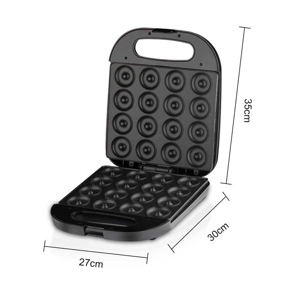 1400W Mini Donut Breakfast Machine Bread Desserts Maker with Non-stick Surface Cake Baking Machine