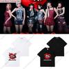BABYMONSTER T Shirt Kpop Fashion PSYCHO Letter Print Tshirt HIPHOP Unisex Women Soft Comfortable Cotton Short Sleeve Tee Fans Tops