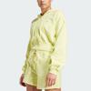 Adidas X Stella McCartney Collaboration Sportswear Cropped Hoodie Solid Logo Sports Jacket Women hoodies Pink Yellow IN3636