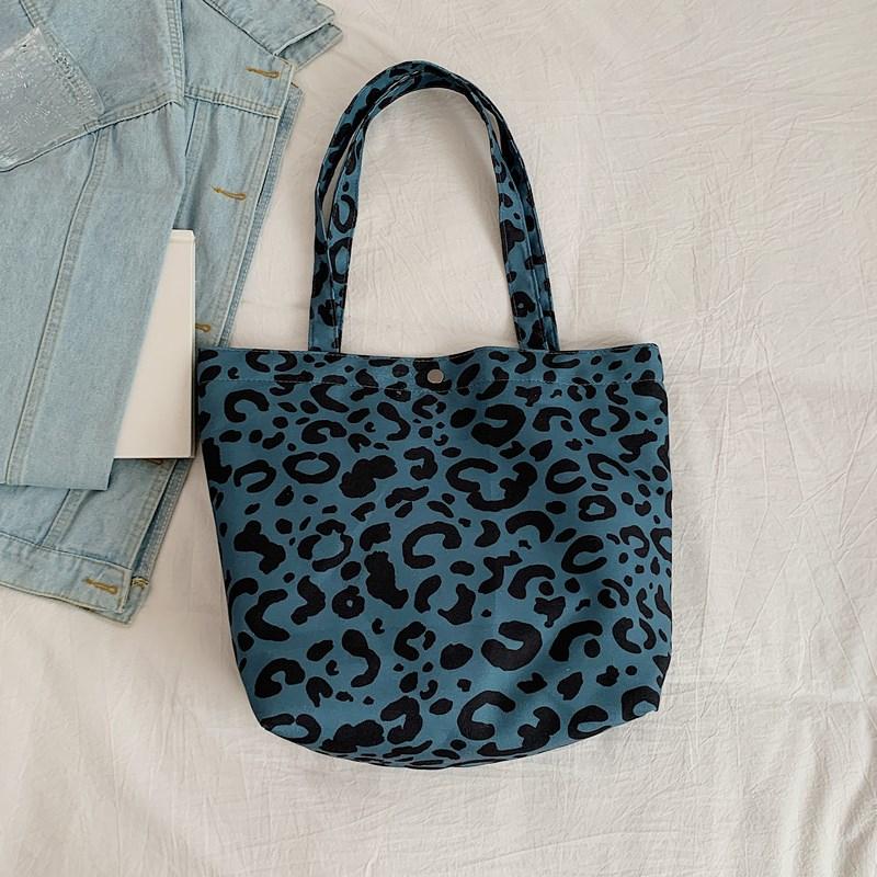 Velkokapacitní taška tote Leopardí potisk Nápis Kabelka Dámská taška přes rameno pro dojíždění