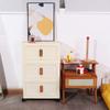 Large Capacity Foldable Storage Cabinet Installation-Free Multi-Layer Storage Locker  Living Room