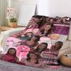 Gilmore Girls Flannel Throw Blanket Character-Themed 3D-Printing Comfortable Soft for Sofa TV Series Merchandise Fluffy Blanket