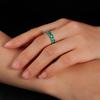 2024 nowy nabytek zielony agat pierścionek elernality 925 sterling silver z naturalnymi kamieniami szlachetnymi delikatna biżuteria dla kobiet dziewczyn fajny prezent