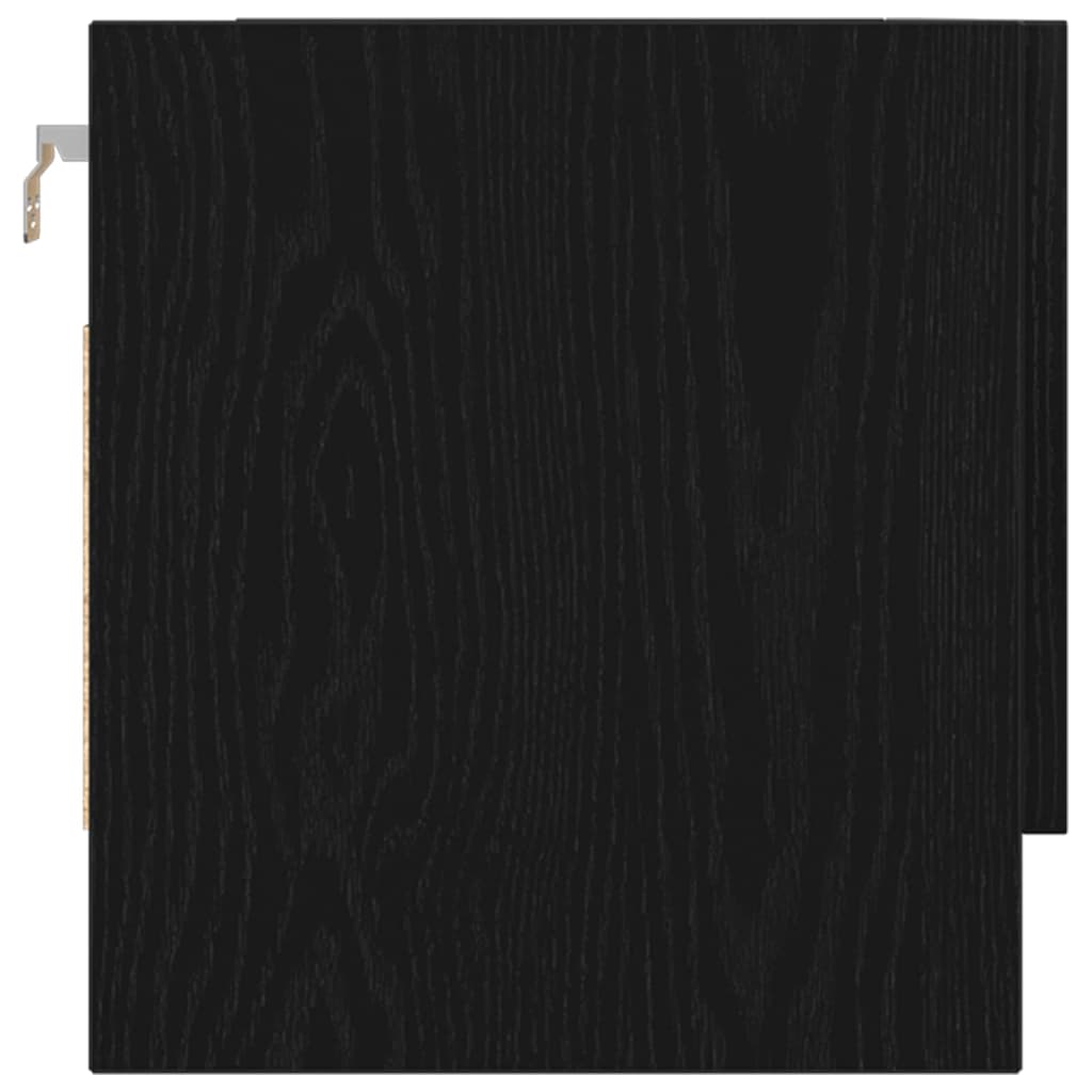 Wardrobe Black Oak Look 70 x 32.5 x 35 cm