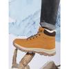 Winter Men's Boots Warm Men's Snow Boots High Quality Leather Waterproof Men Sneakers Outdoor Men Hiking Boots Work Shoes